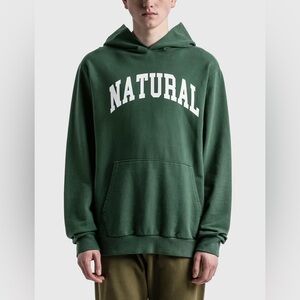 Museum of Peace & Quiet Green 'Natural' Hoodie Size S